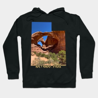 Utah State Outline (Arches National Park) Hoodie